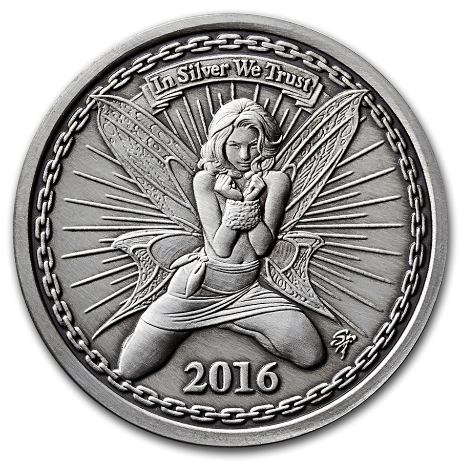 Alyx The Fairy 2016 - Obverse - Antiqued - Apmex