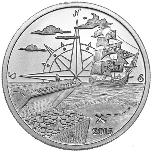 Finding Silverbug Island 2015 - Obverse - BU - JM Bullion