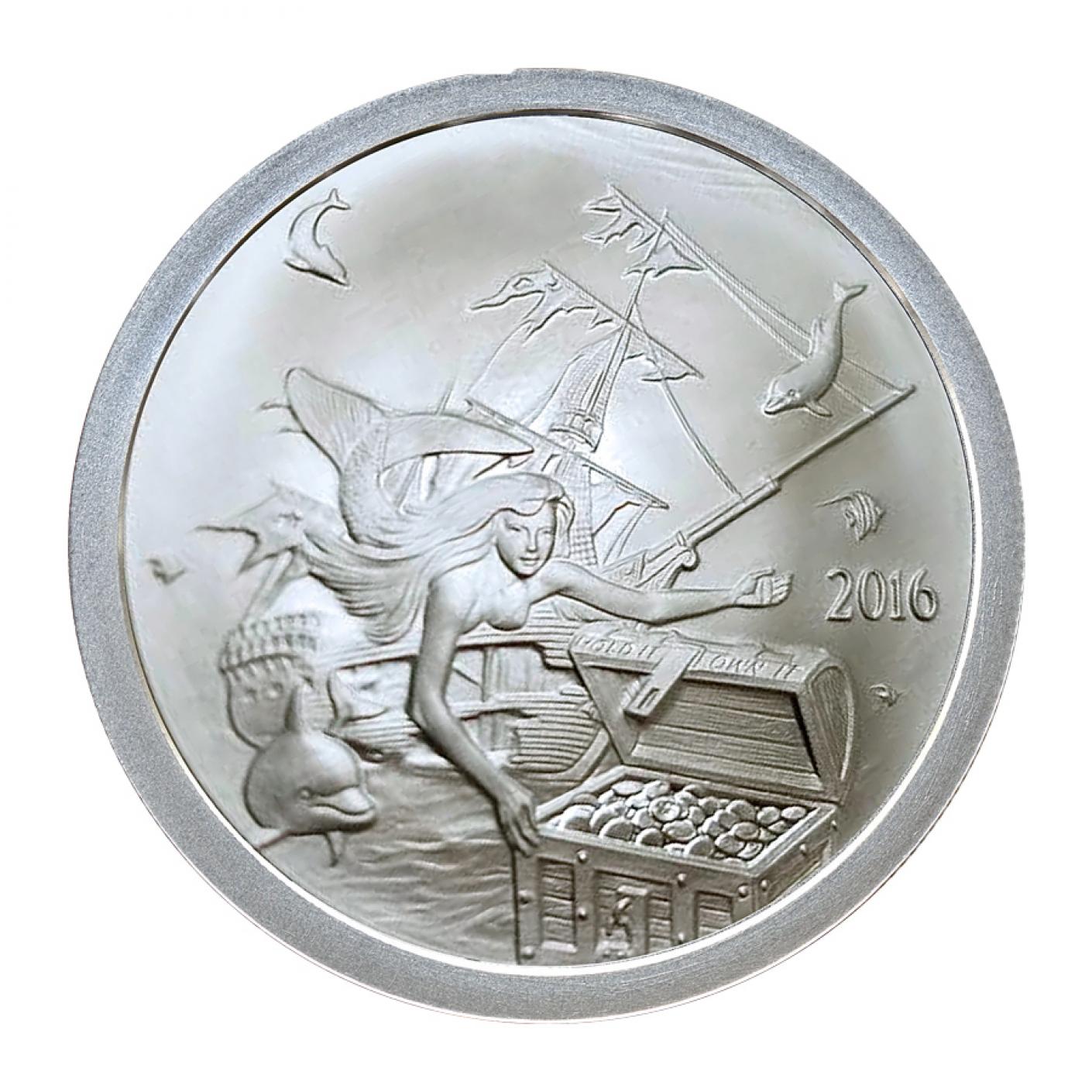 The Mermaid 2016 - Obverse - BU - SD Bullion