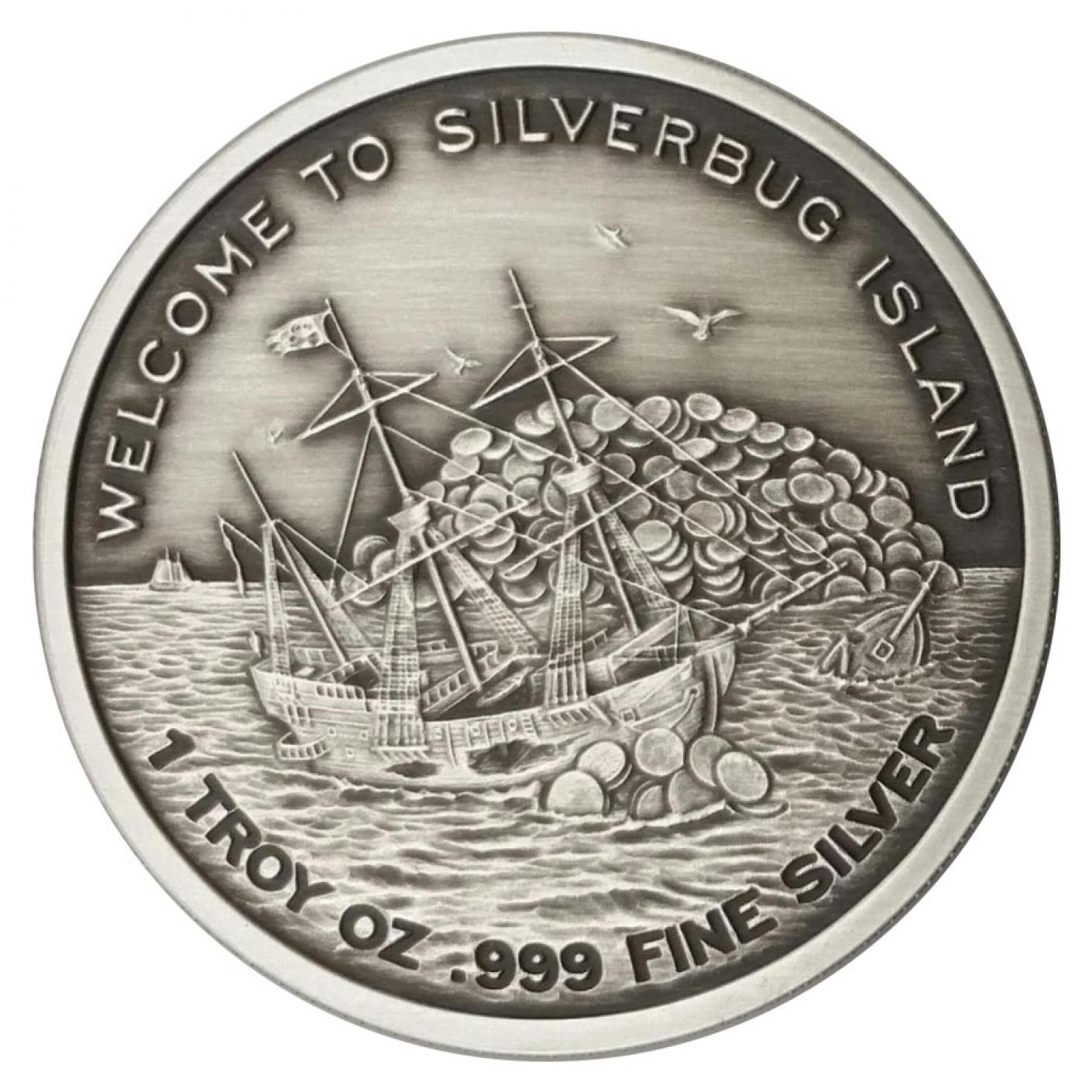 The Mermaid 2016 - Reverse - Antiqued - SD Bullion